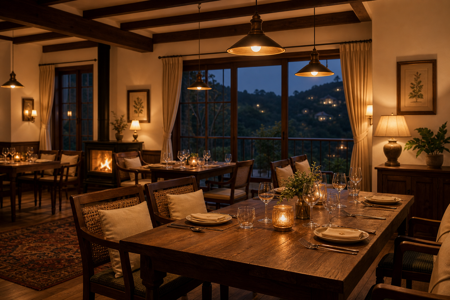 Indoor dining