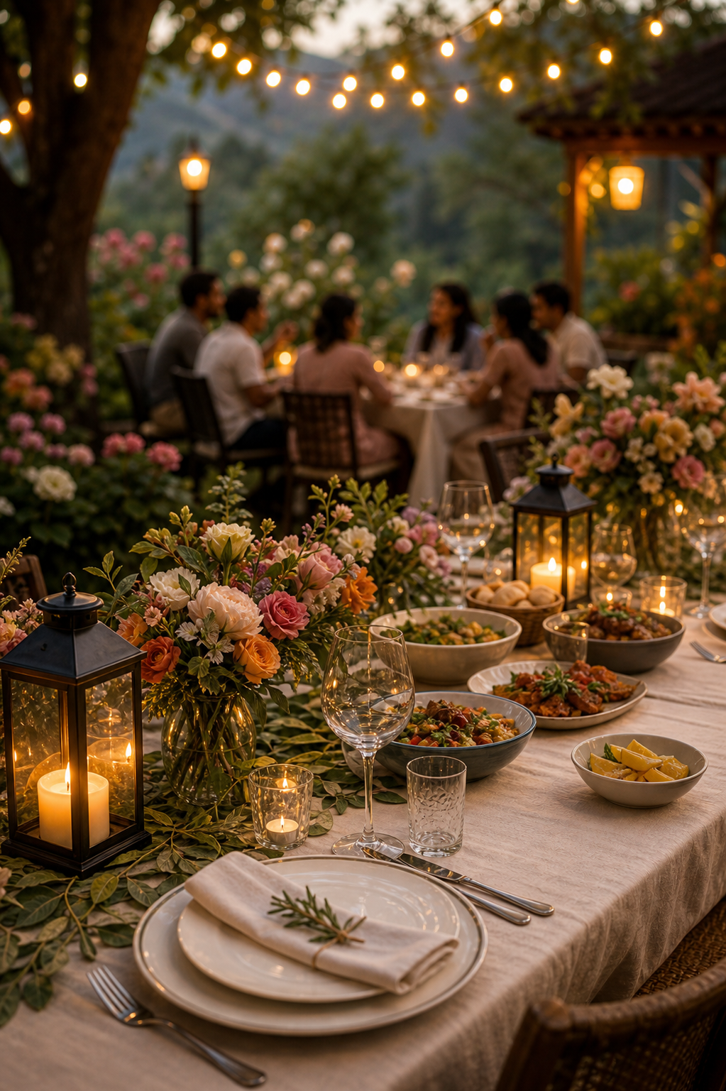 Family celebration dining