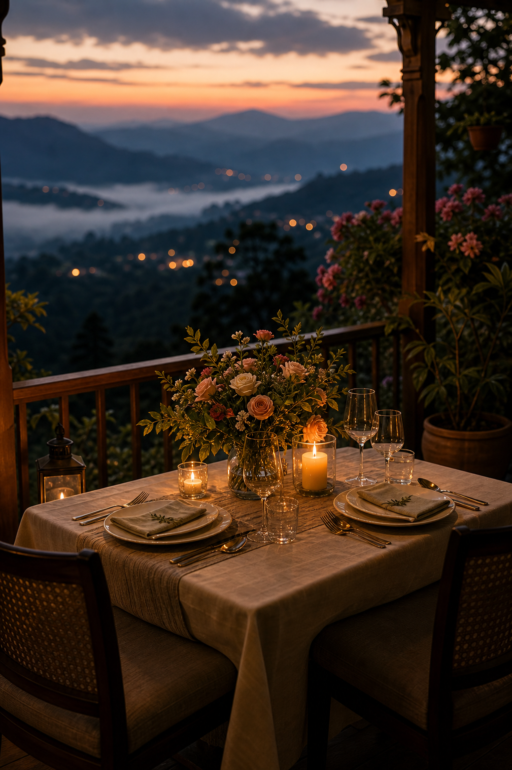 Private candlelit dinner